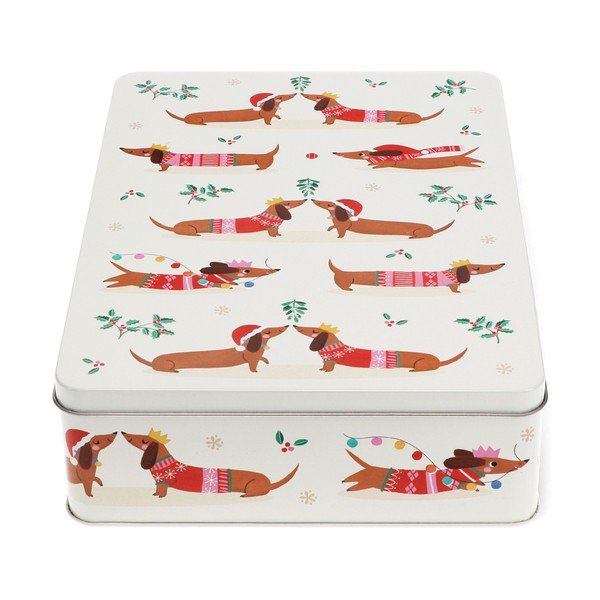 Élelmiszertartó doboz Festive Sausage Dog – Rex London