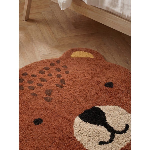 Barna mosható-kézi szövésű pamut gyerek szőnyeg 120x149 cm Snuggle Berry – Hanse Home-image-3