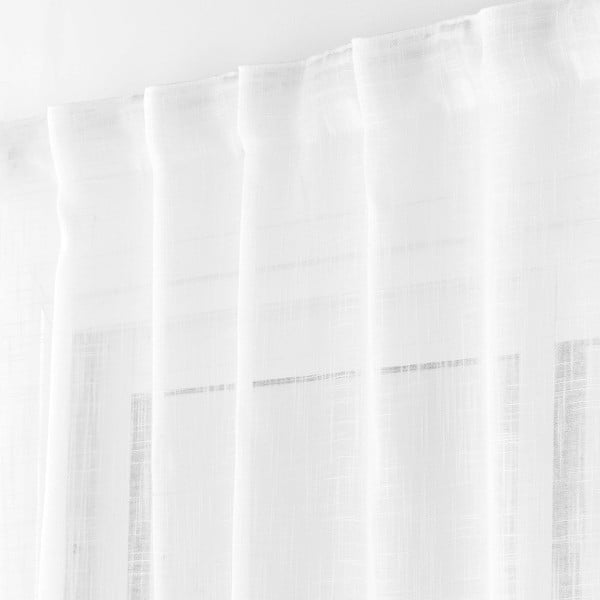 Fehér átlátszó függöny 140x240 cm Haltona – douceur d'intérieur-image-1