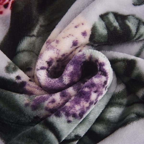 Világosszürke egyszemélyes mikroplüss ágyneműhuzat 140x200 cm Margot – My House-image-1