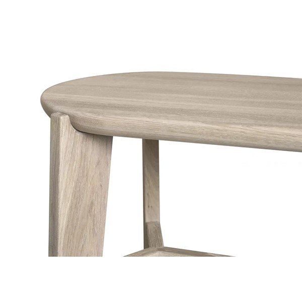 Natúr színű tömörfa pad Eli – Blomus-image-2