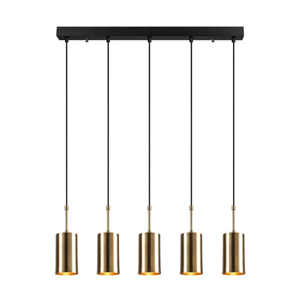 Kem aranyszínű függőlámpa 5 izzóval - Opviq lights-image-2