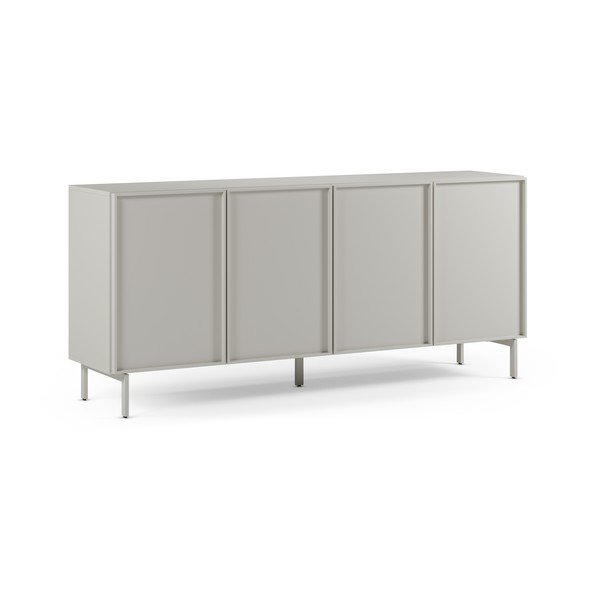 Krémszínű szekrény 180x80x42 cm Brise – Marckeric-image-2