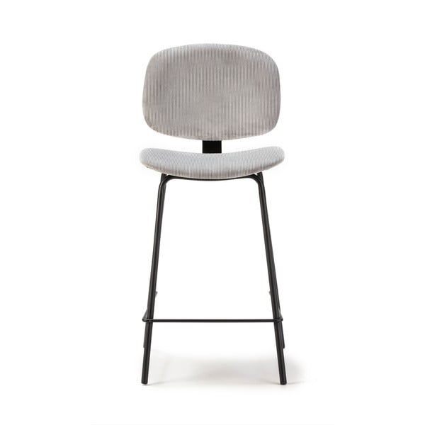 Világosszürke bárszék szett 2 db-os (ülésmagasság 66 cm) Arus – Marckeric-image-2