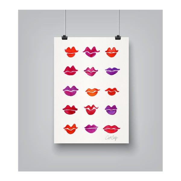 Kiss Collection by Cat Coquillette 30 x 42 cm-es plakát