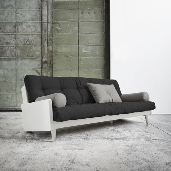 Indie White/Dark Grey/Granite Grey kihúzható kanapé - Karup