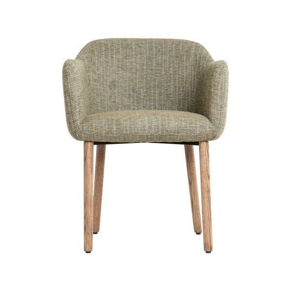 Világoszöld kárpitozott karfás étkezőfotel szett 2 db-os Blaine – Light & Living-image-2