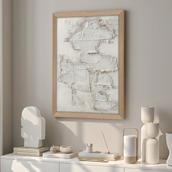 Kézzel festett kép 32,5x42,5 cm White rock – Malerifabrikken-image-1