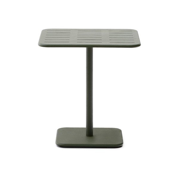 Acél kerti étkezőasztal 70x70 cm Brai – Kave Home-image-2