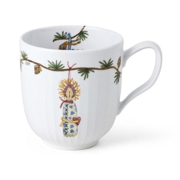 Fehér porcelán bögre karácsonyi mintával 330 ml Hammershøi Christmas – Kähler Design