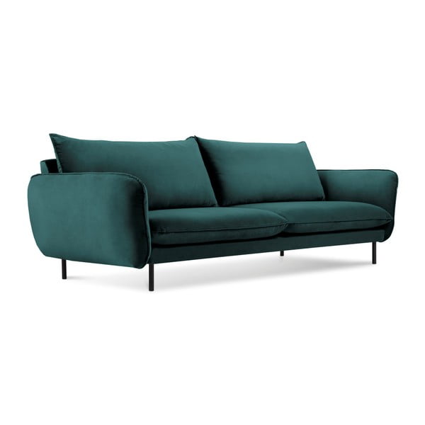 Vienna olajzöld bársony kanapé, 230 cm - Cosmopolitan Design