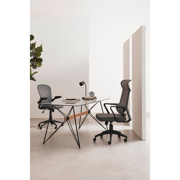 Szürke kárpitozott irodai szék Kempton – Yes Everyday-image-1