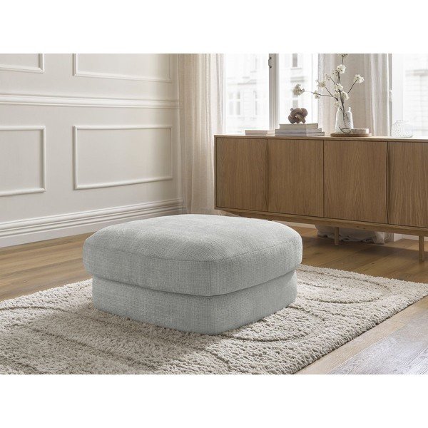 Világosszürke zsenília lábtartó Leonore – Bobochic Paris-image-1