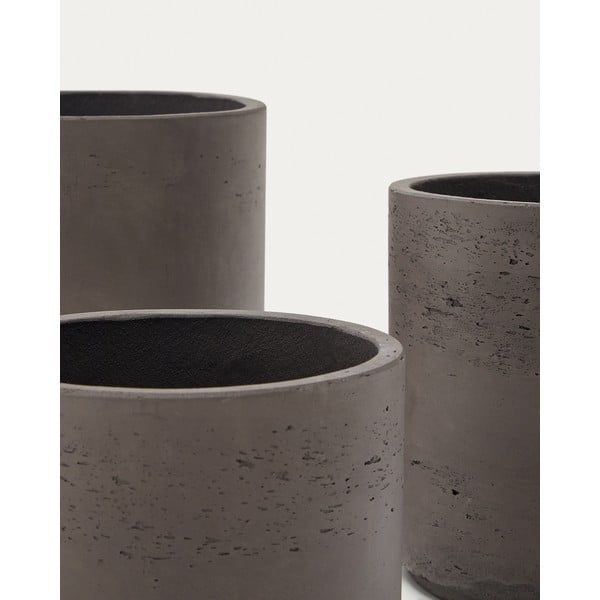 Cement kaspó szett 3 db-os ø 32 cm Sintina – Kave Home-image-2