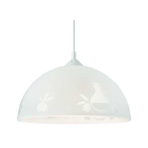 Fehér függőlámpa ø 30 cm – LAMKUR-image-1