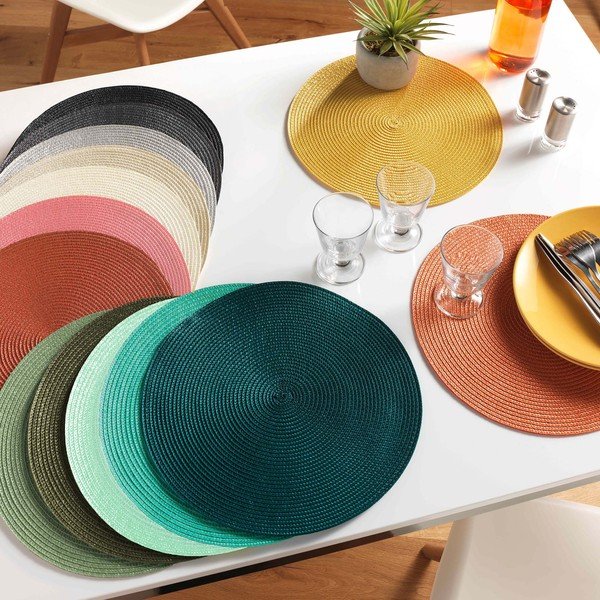 Műanyag tányéralátét ø 35 cm Zebulon – douceur d'intérieur-image-1