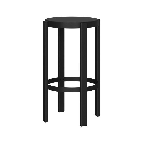 Fekete acél ülőke Doon – noo.ma