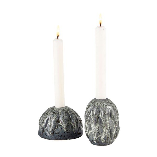 Artic Ice agyagkerámia gyertyatartó - Villa Collection-image-2