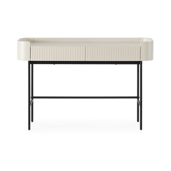 Krémszínű konzolasztal 40x120 cm Willa – MOME