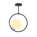 Fekete függőlámpa üveg búrával Chandelier – Opviq lights