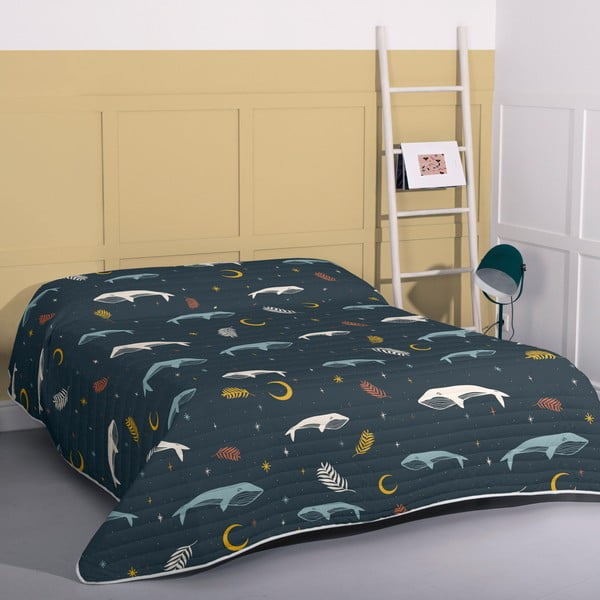 Sötétszürke steppelt ágytakaró 270x260 cm Oniric – Aware