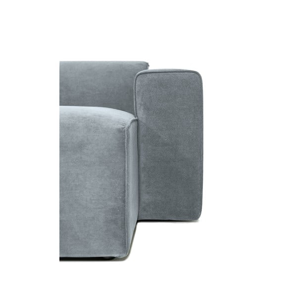 Szürke kordbársony kanapé modul (jobb oldali) Sting – Scandic-image-3