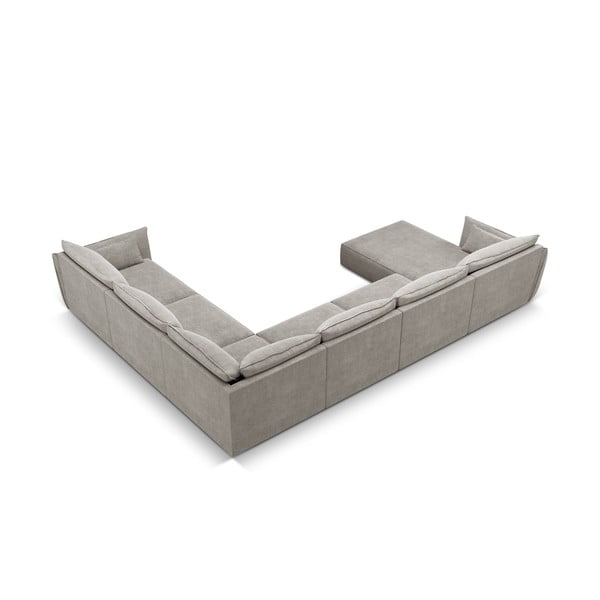 Világosszürke sarokkanapé (jobb oldali) Vanda – Mazzini Sofas-image-3