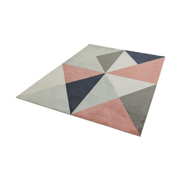 Riley Carisso rózsaszín-szürke szőnyeg, 200 x 290 cm - Asiatic Carpets-image-2