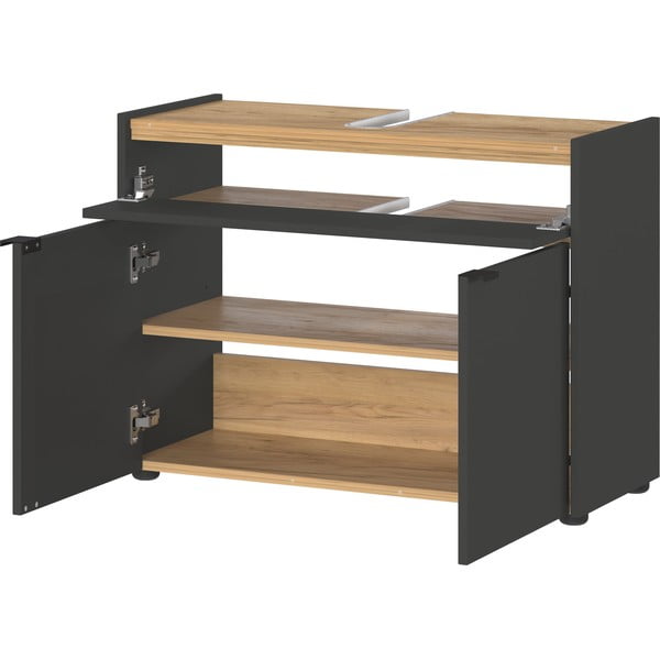 Antracitszürke fürdőszobai bútor szett Forano – Germania-image-4