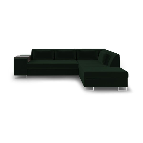San Antonio zöld kinyitható kanapé, jobb oldali - Cosmopolitan Design