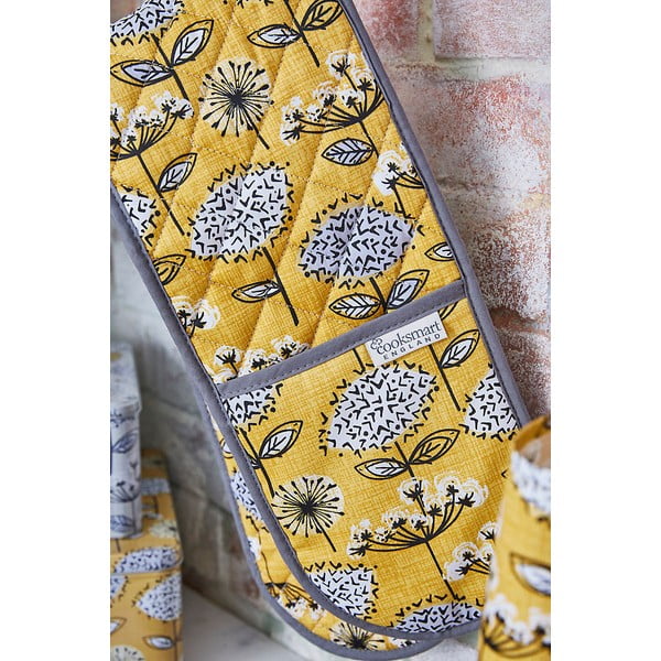 Retro pamut dupla konyhai edényfogó kesztyű - Cooksmart ®-image-1