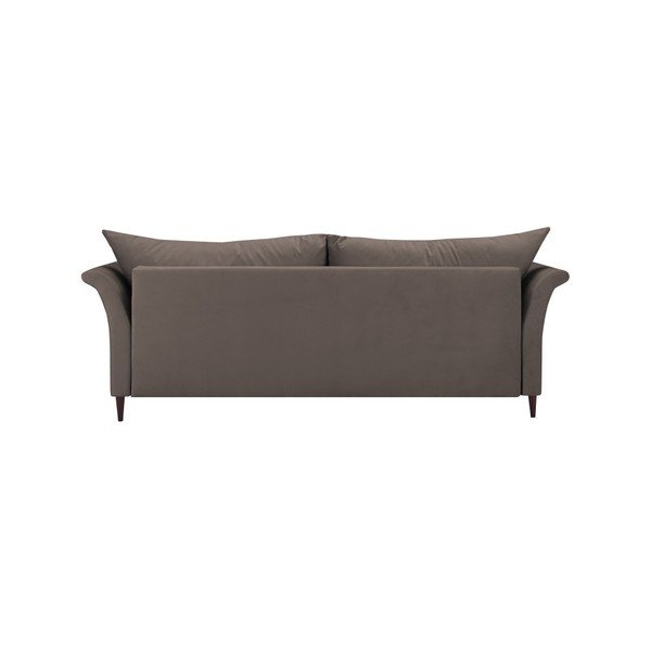 Peony 3 személyes világosbarna kinyitható kanapé tárolóval - Mazzini Sofas-image-4