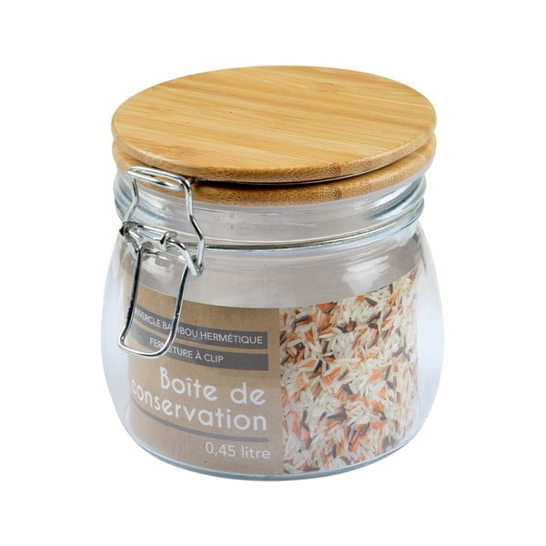 Őrölt élelmiszer tartó üveg doboz – Homéa-image-3