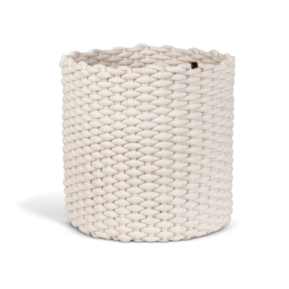 Textil tárolókosár ø 40x40 cm Peach Skin Round XL Bigso