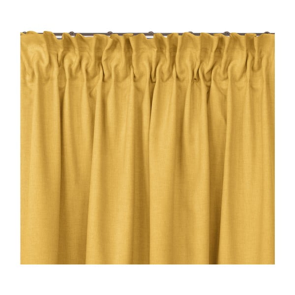 Mustársárga függöny 220x270 cm Carmena – Homede