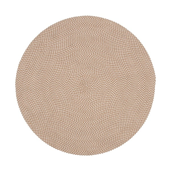 Rodhe bézs szőnyeg újrahasznosított műanyagból, ø 150 cm - Kave Home