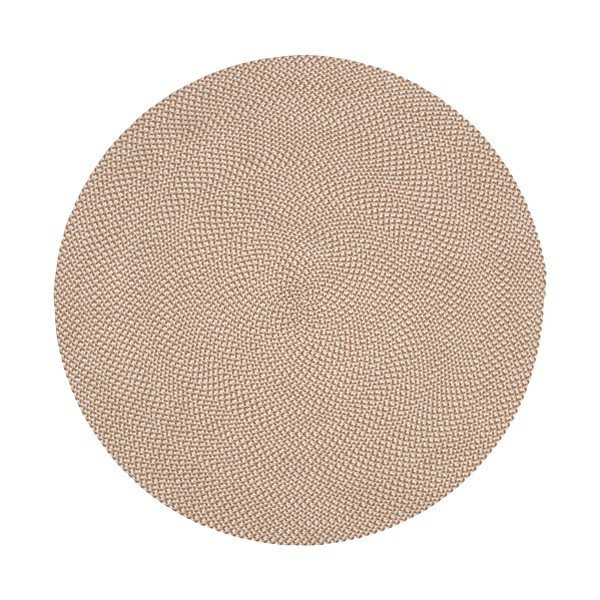 Rodhe bézs szőnyeg újrahasznosított műanyagból, ø 150 cm - Kave Home