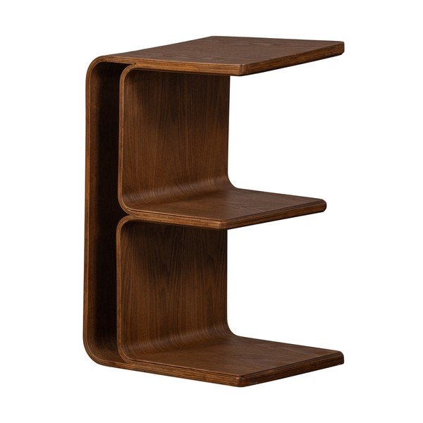 Tárolóasztal diófa dekorral 32x40 cm Frey – WOOOD