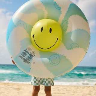 Smiley úszógumi és felfújható labda - Sunnylife