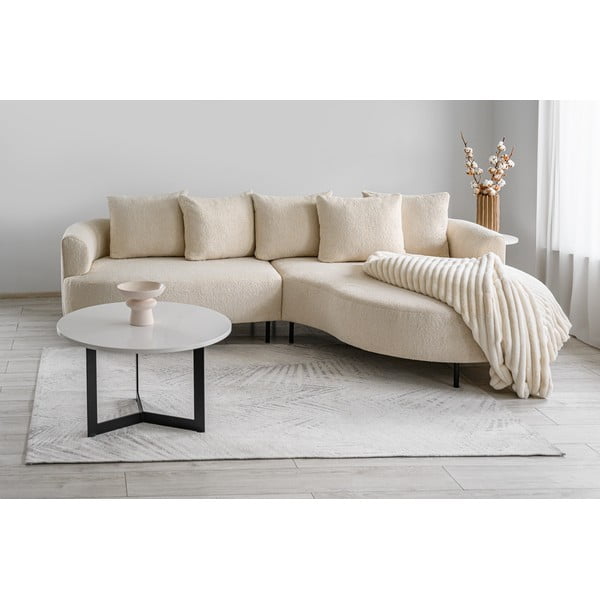 Bézs sarokkanapé (jobb oldali) Vitoria – Scandic-image-1