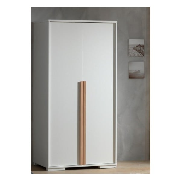 Fehér gyerek ruhásszekrény 99x195 cm London - Vipack-image-1