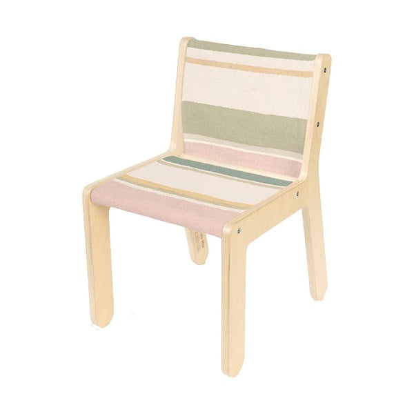 Natúr színű gyerek szék Kaarol Earth – Lorena Canals