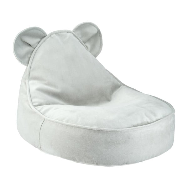 Mentazöld bársony gyerek babzsákfotel Bear – Wigiwama