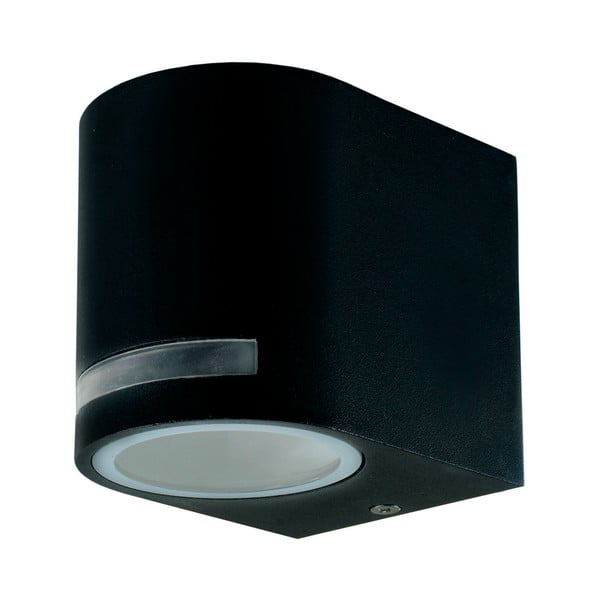 Quazar fekete kerti fali lámpa, magasság 8 cm - Kobi
