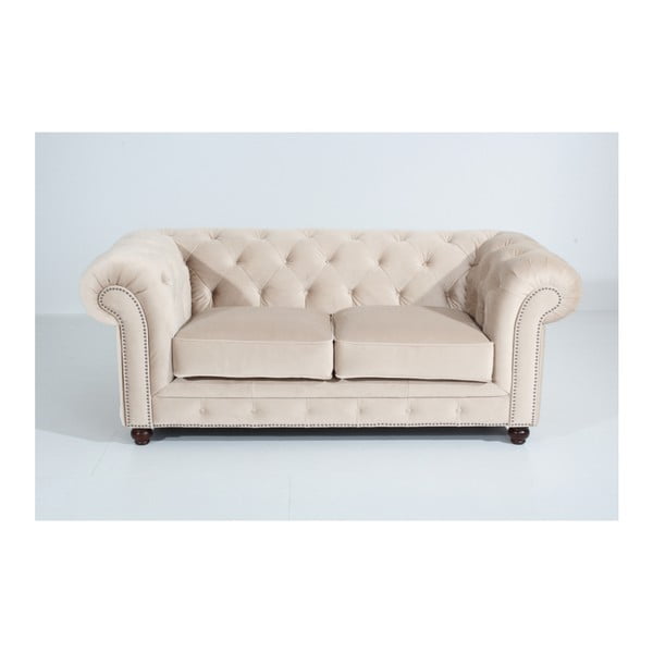 Orleans Velvet krémszínű kanapé, 196 cm - Max Winzer