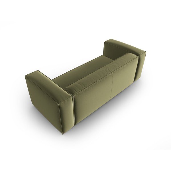 Zöld bársony kanapé 200 cm Mackay – Cosmopolitan Design-image-3