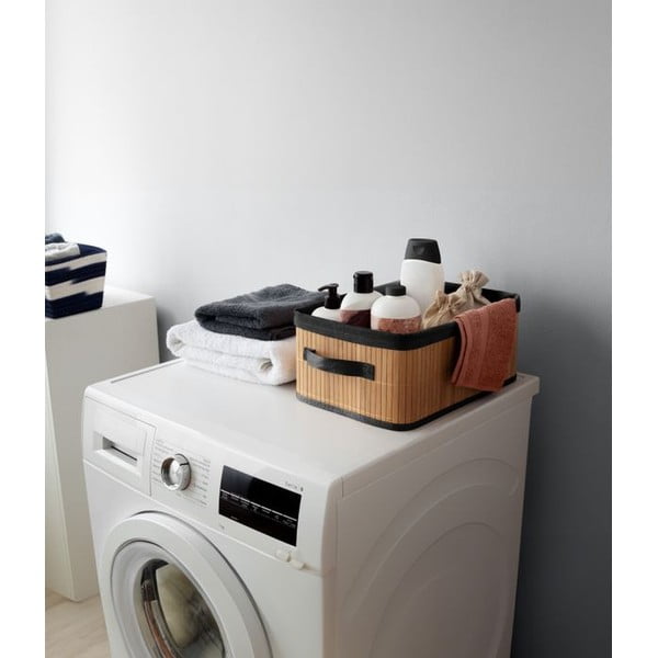 Bambusz tárolókosár 35x25x15 cm Bamboo – Compactor-image-1