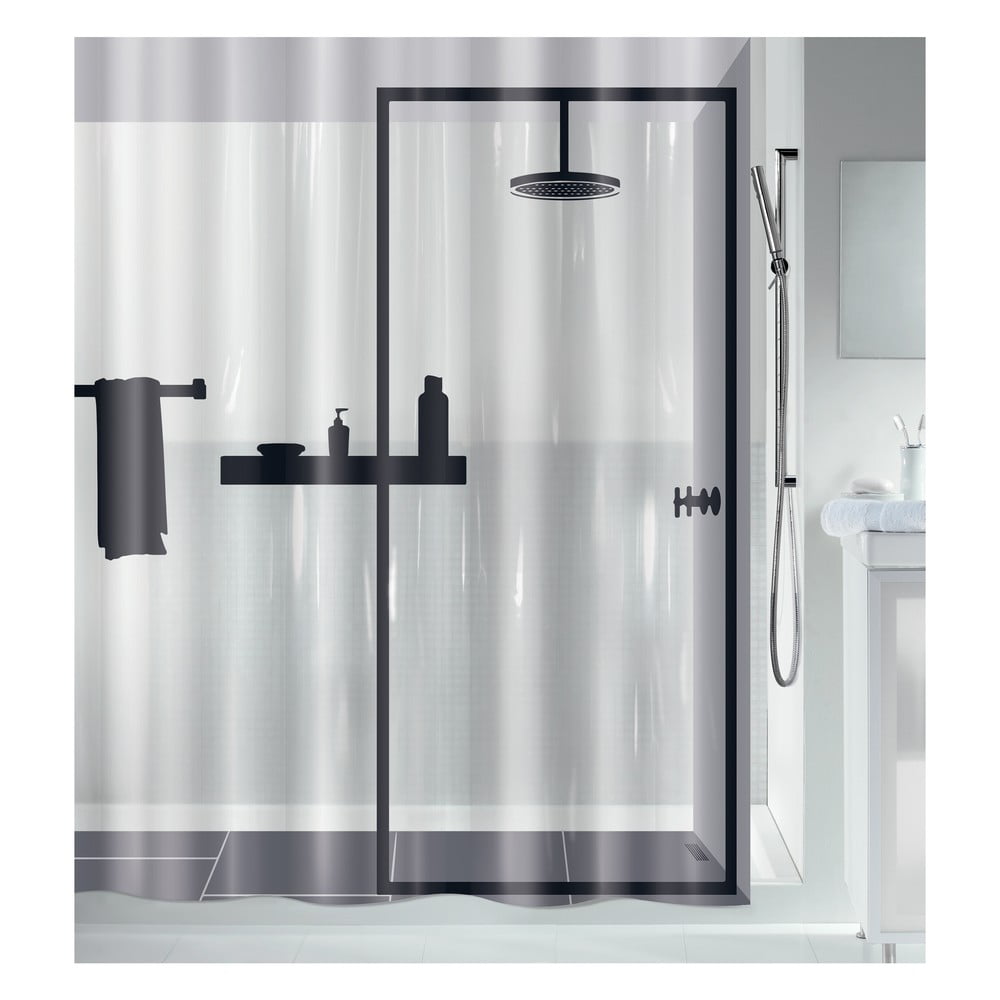 Zuhanyfüggöny 180x200 cm Illusion  Spirella