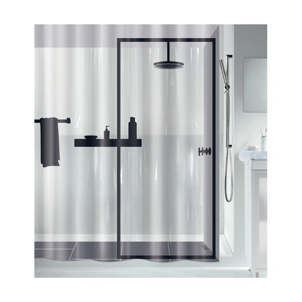Zuhanyfüggöny 180x200 cm Illusion – Spirella