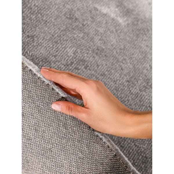 Szürke kézi szövésű gyapjúkeverék kerek szőnyeg ø 160 cm Kari Organic – Villeroy&Boch-image-4
